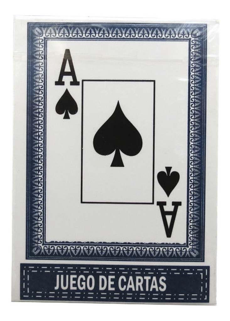 [GM-15BARAJA013CH] Baraja Poker Plastificada Espadas Roja