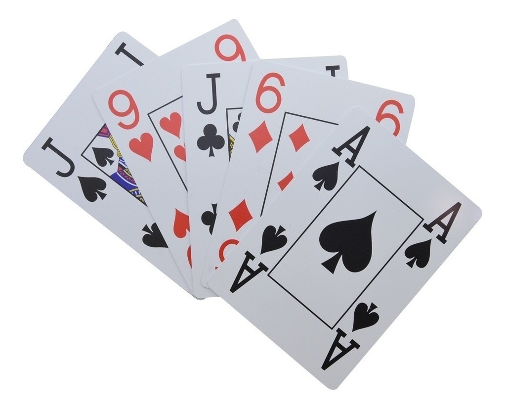 Baraja Poker Elegance 1 Mazo Plástico Negro con Estuche