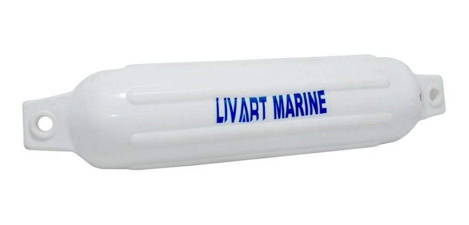Defensa Náutica Inflable PVC 42X32X20Cm Blanca Pf002B