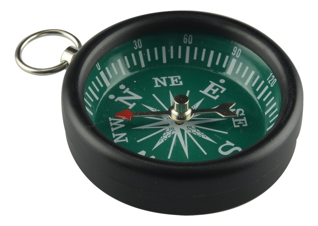 Brujula Con Caja De Metal Negra 45Mm G44-1