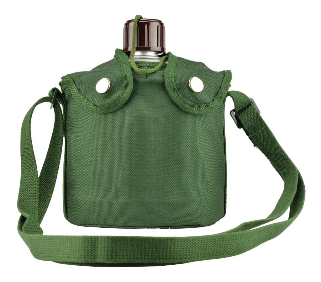 Cantimplora Aluminio 1.0Lt Con Accesorios B-02