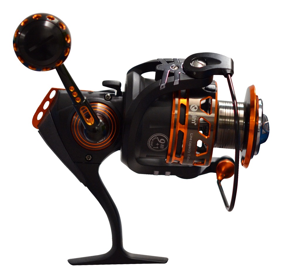 Carrete Giratorio profecional PESCA ABS500 419G 40MM/150M