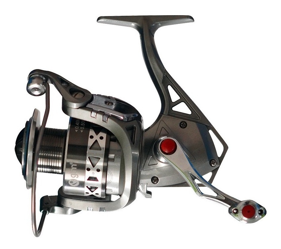 Carrete Giratorio Profecional Pesca Gts500 376G 40Mm/150M