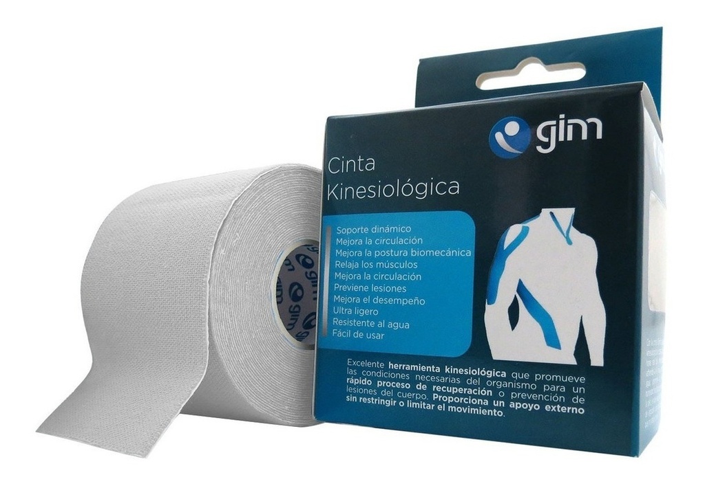 Cinta Kinesiológica (Tape) Vendaje Neuromuscular 5m