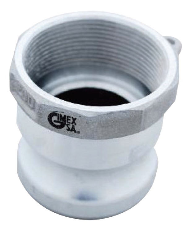 Adaptador Camlock Macho Rosca NPT Tipo a 1" Aluminio