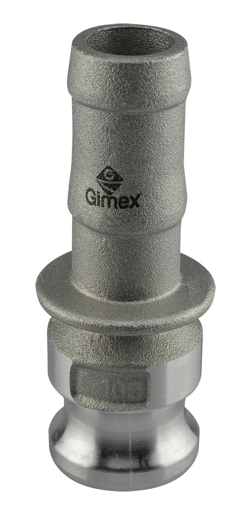 Adaptador Camlock Macho Espiga Tipo E 2" Aluminio