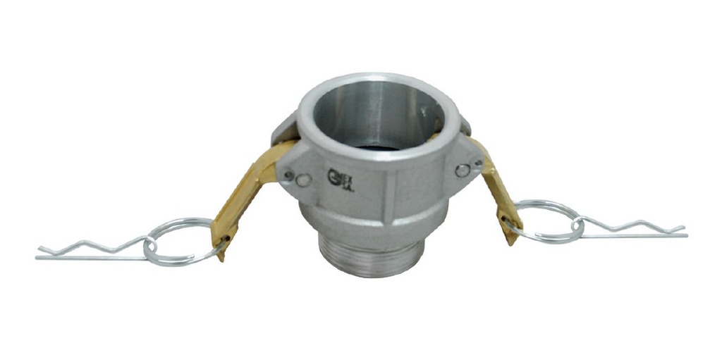 [GM-15CONEX-016CH] Conector Camlock Aluminio Tipo B Rosca NPT 4" KB400AL