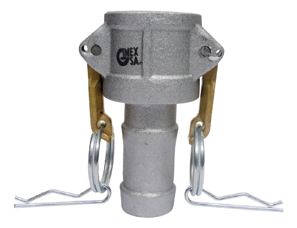 Conector Camlock Aluminio Tipo C Hembra Espiga 3" KC300AL