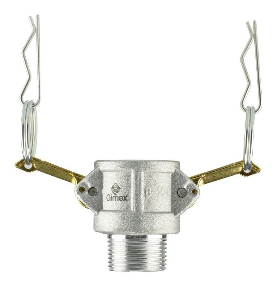 [GM-15CONEX-031CH] Conector Camlock Aluminio Tipo B Rosca NPT 1" KB100AL