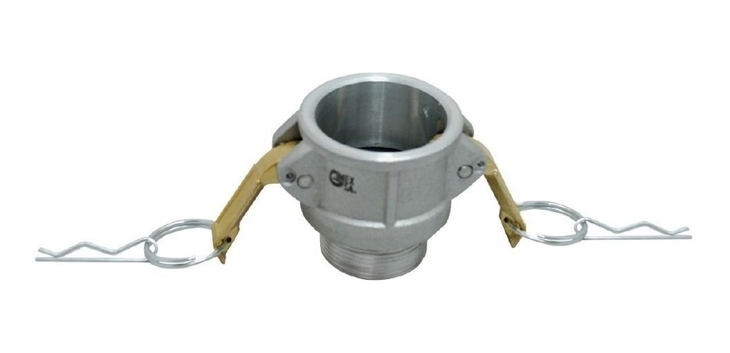 [GM-15CONEX-032CH] Conector Camlock Aluminio Tipo B Rosca NPT 1-1/2" KB150AL