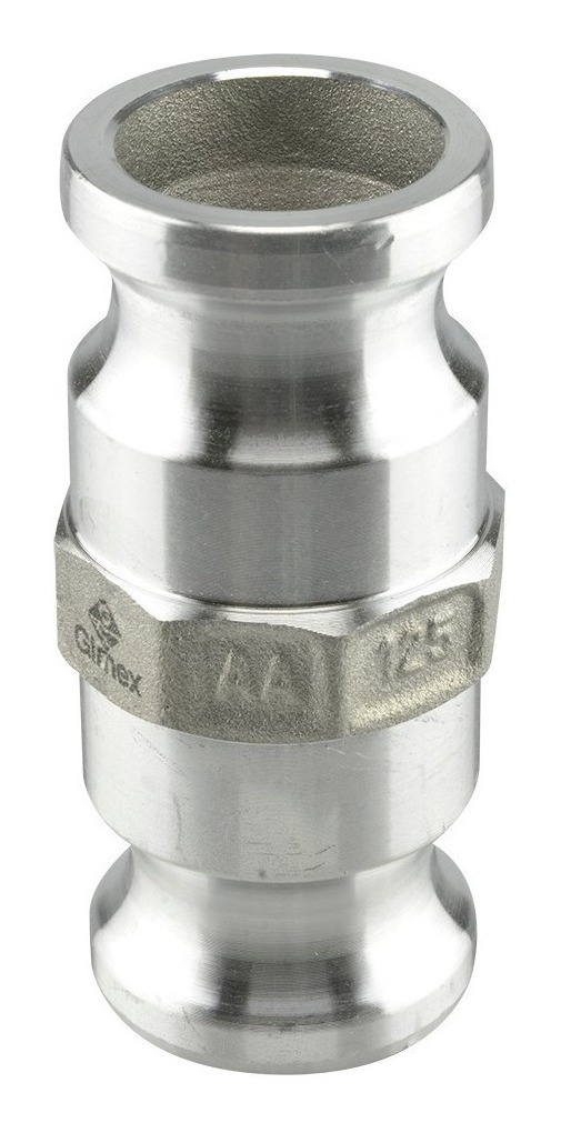 Adaptador Reductor Camlock Doble Macho 1-1/4" AA125AL