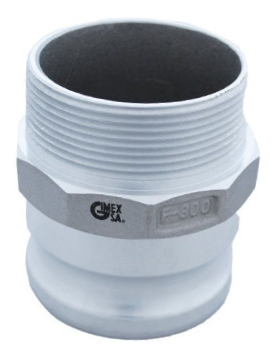 Adaptador Camlock Macho Rosca NPT Tipo F 1-1/2" Aluminio
