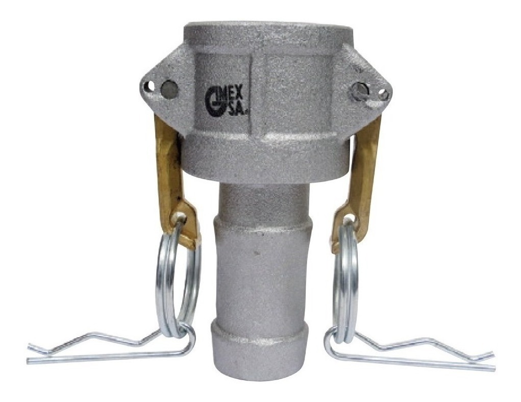 Conector Camlock Aluminio Tipo C Hembra Espiga 1-1/4" KC125AL