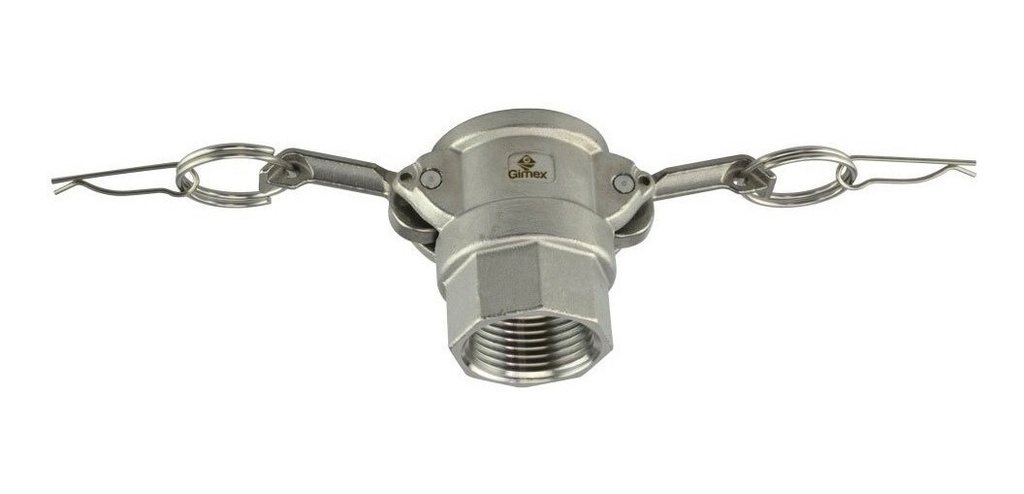 Conector Camlock Inoxidable Tipo D Rosca NPT 3" D300-SS