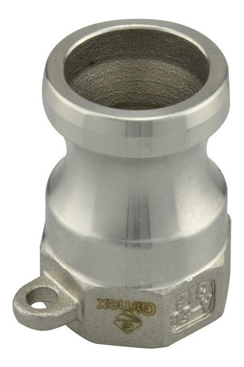 [GM-15CONEX-158CH] Adaptador Camlock Inox. Rosca NPT Tipo a 1/2" A50-SS