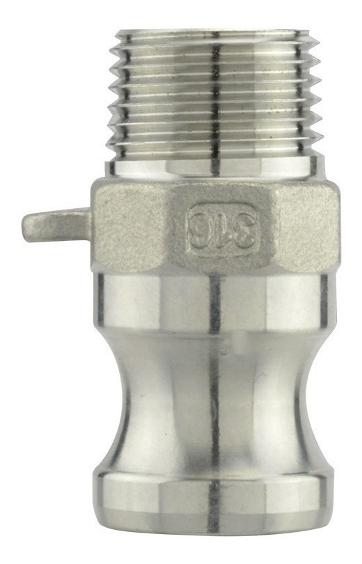 Adaptador Macho Inox. Cuerda Npt Tipo F 1/2  F50-Ss