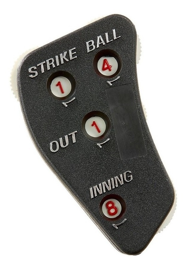 Contadores Metálicos Para Beisbol 4 Funciones Umpire (2 Pzas)