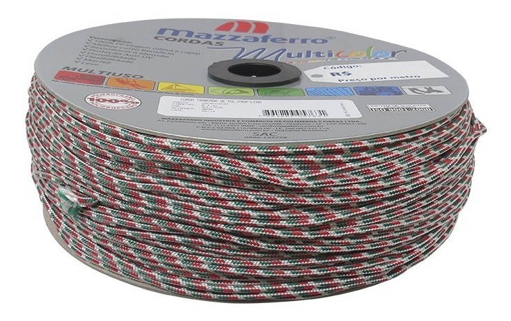 Cuerda Trenzada Multicolor 4mm x 360m