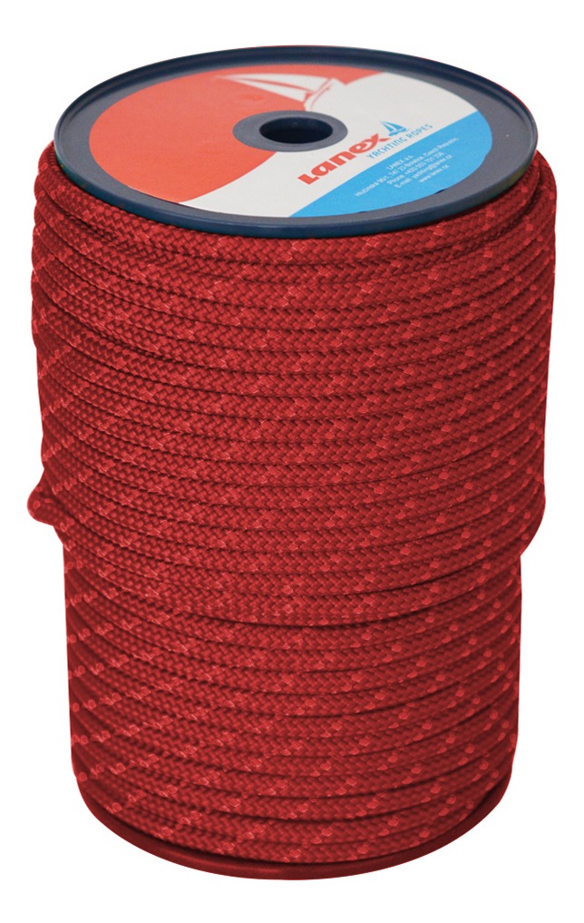 [GM-15CUERDA203LA] Cuerda Náutica (cabo Amarre) Aquarius 8mm 100m Rojo