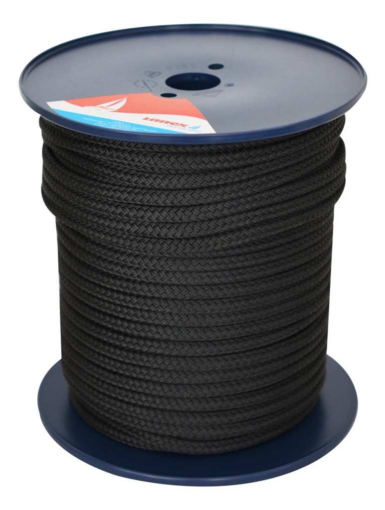 Cuerda Nautica Laguna 16Mm Negro 100M W160Lla5D100R