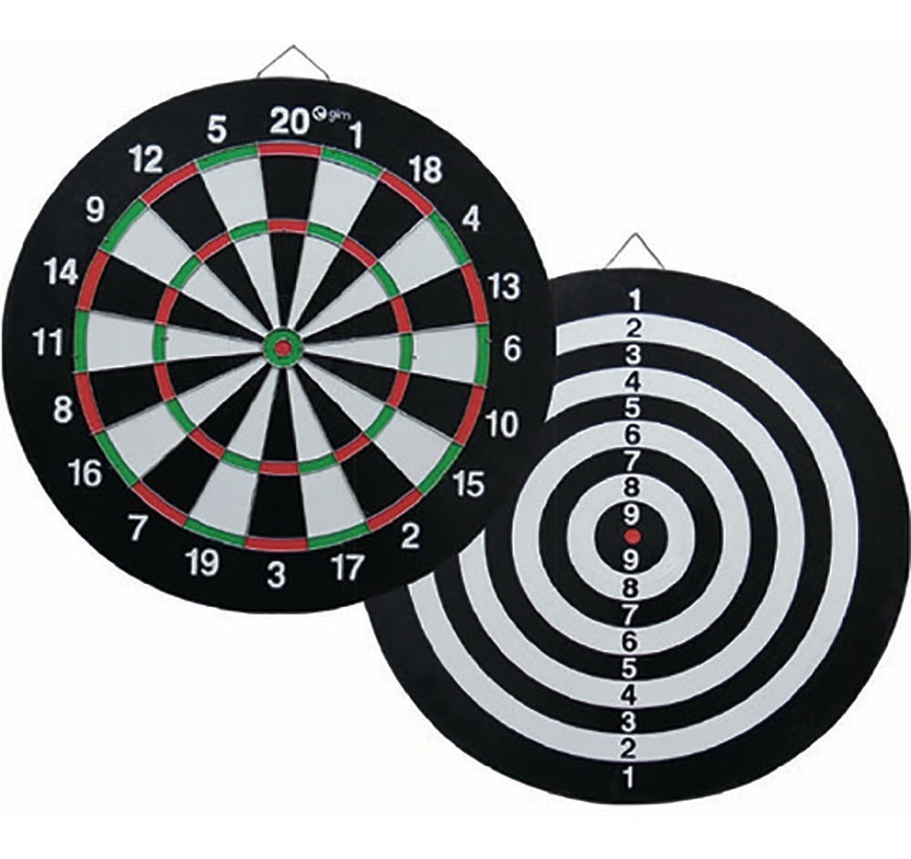 [GM-15DARDOS020PA] Tablero Para Dardos 425X13Mm Cn174Y (6 Dardos)