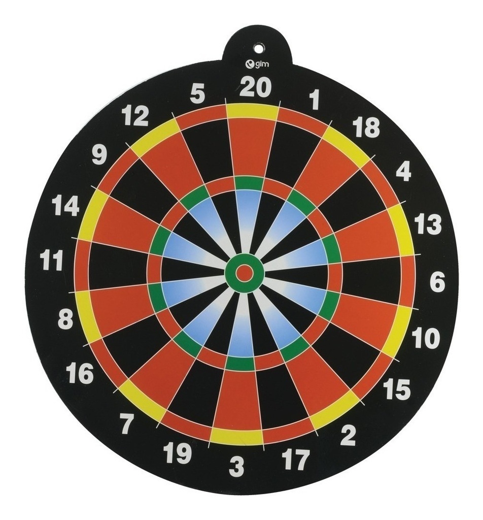 [GM-15DARDOS027CH] Tablero Magnetico Para Dardos Incluye 6 Dardos 28.5 X 0.5 Cm