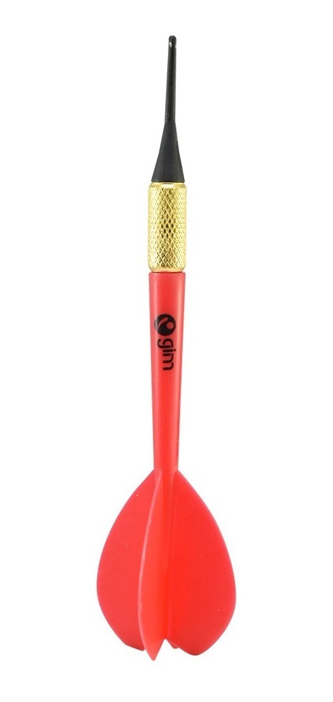 Dardos Suaves De Plástico Soft Tip (3 Pzs) Gim 6 G