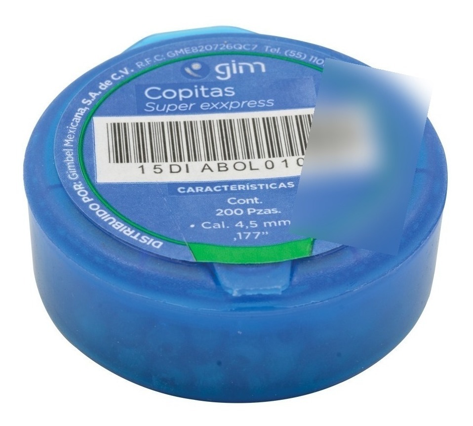 Municiones Diabolo Huecas Salva 1,800 Pzas 4.5Mm Tiro, Gim