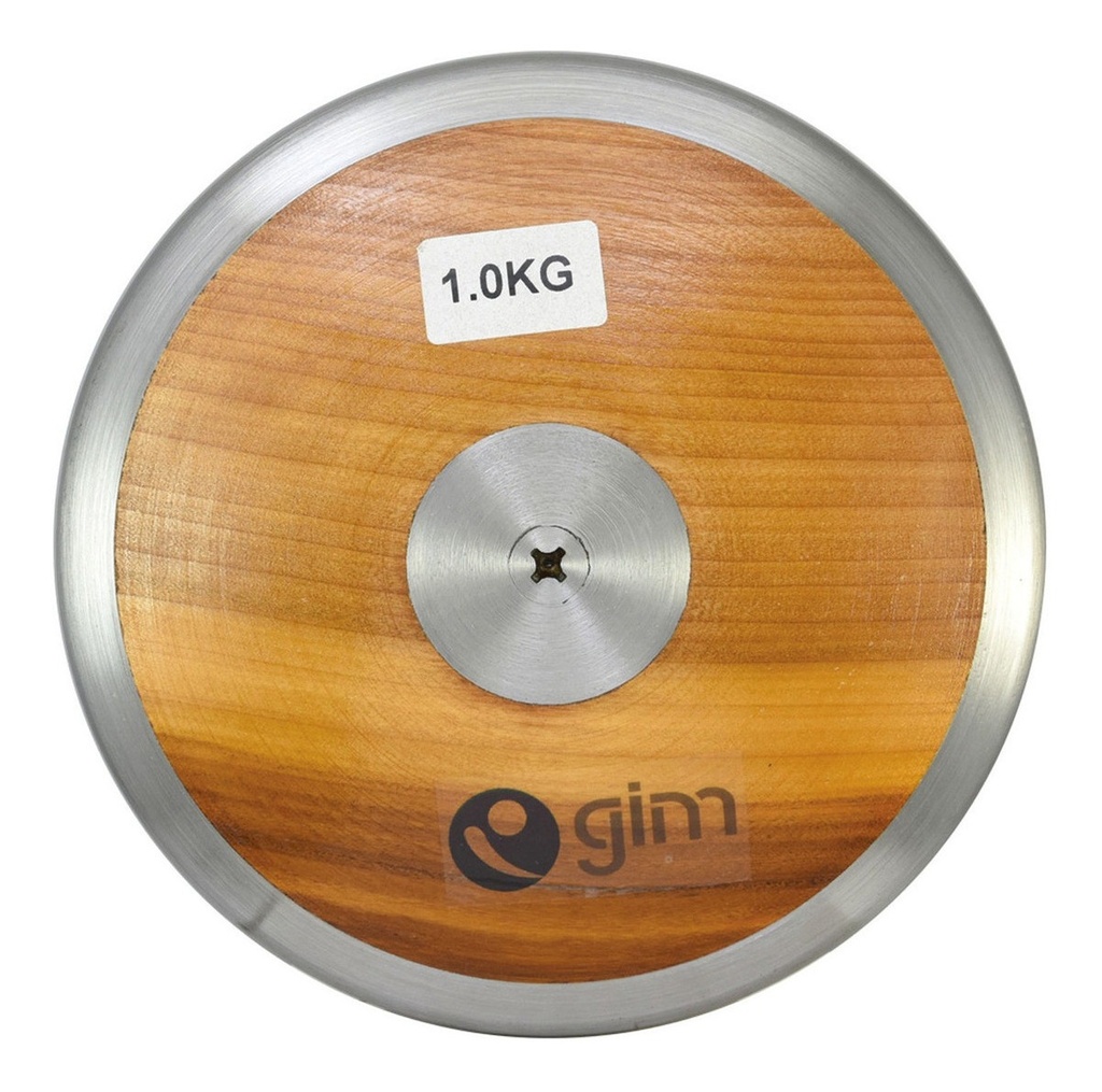 Disco Para Lanzamiento Atletismo 1 Kg Metal/Madera