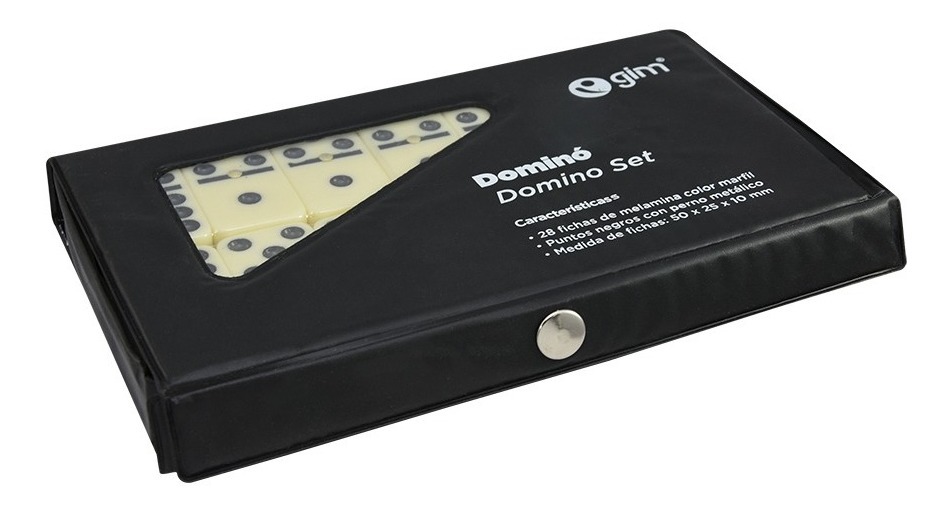 [GM-15DOMINO010CH] Domino De Melamina Estuche Clasico