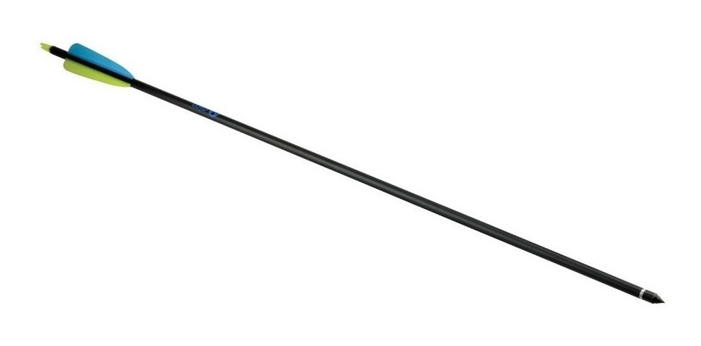 Flecha Para Arco Aluminio Color Negro 1 Pieza 30 Plg 35G GIM