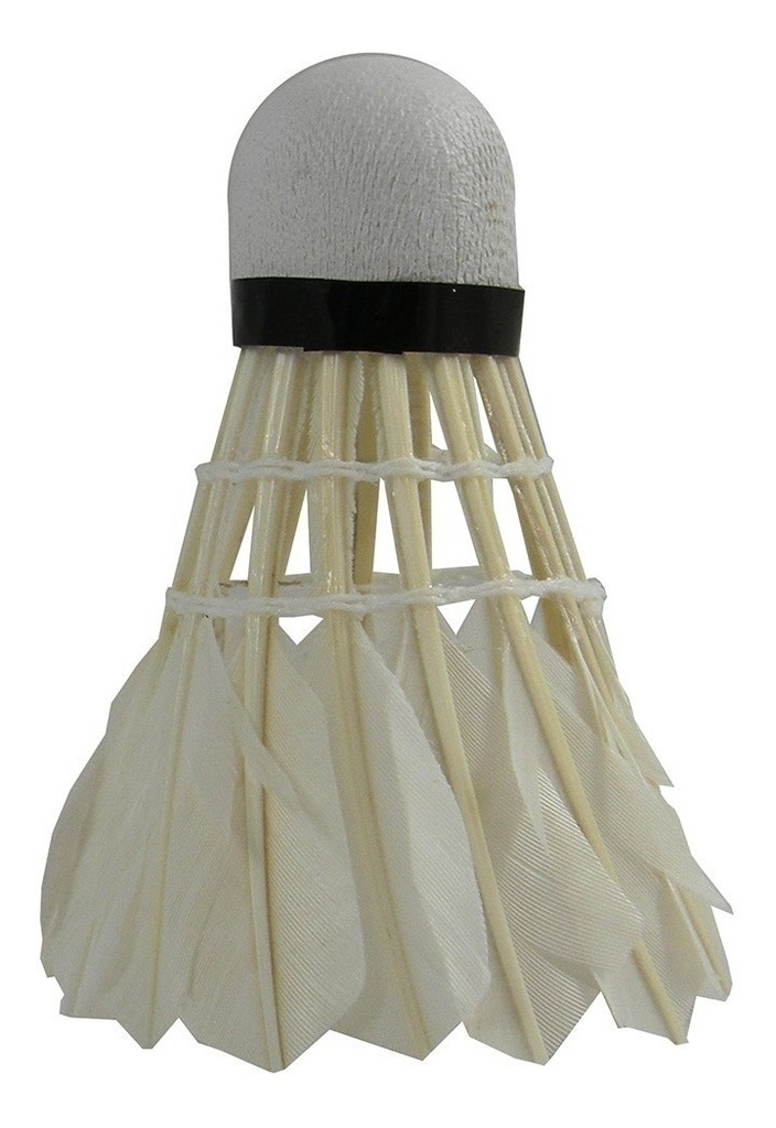 Pack Kit de 12 Gallitos Bádminton Plumas Los Mejores Prof