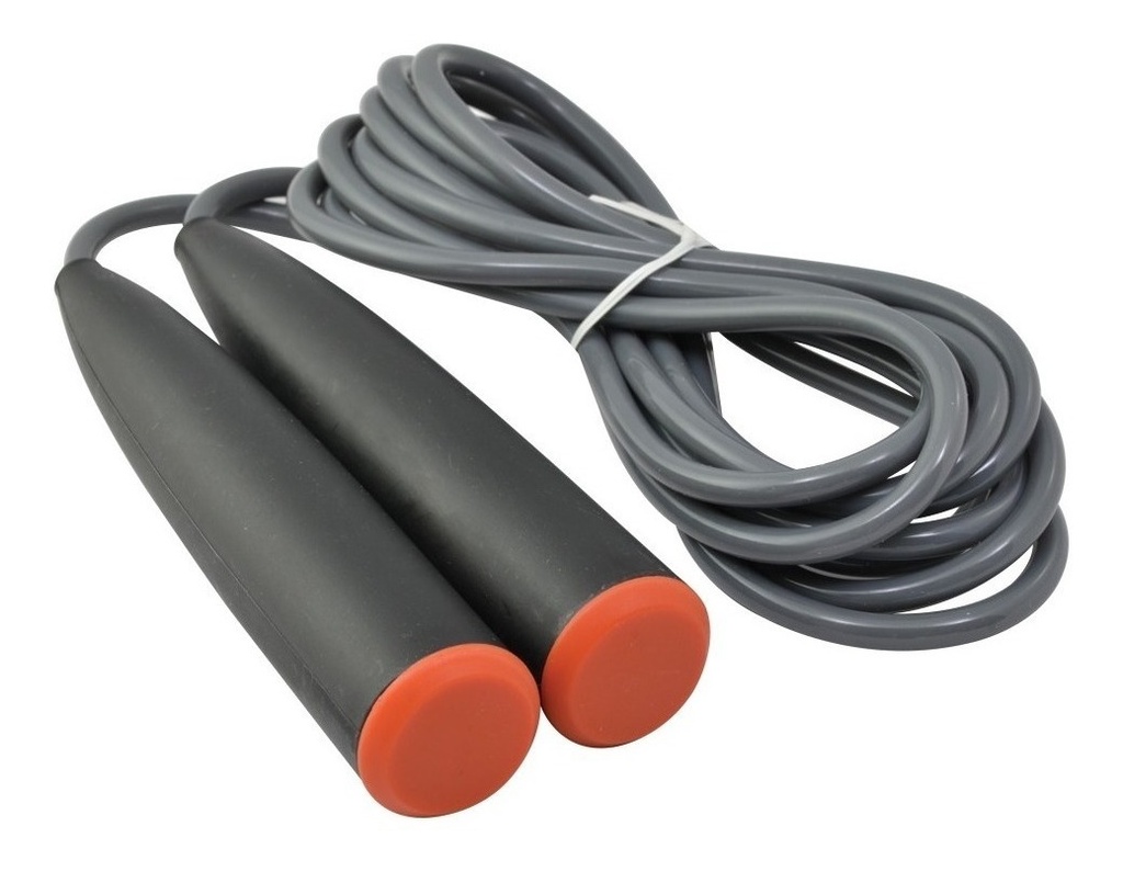 2 Cuerdas Para Saltar 2.80M Mango Plástico Gim Gris Oxfor