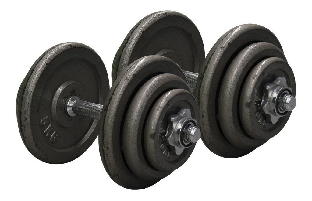 Mancuernas/Barra Con 14 Discos 50Kg Ir93006