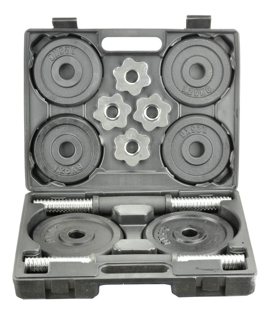 Mancuernas Estuche de 8 Discos 18.4Kg Ir92052