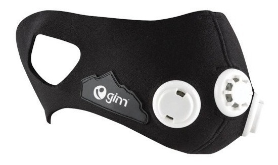 Cubrebocas Deportiva, Mascarilla Entrenamiento, Negro, Gim 