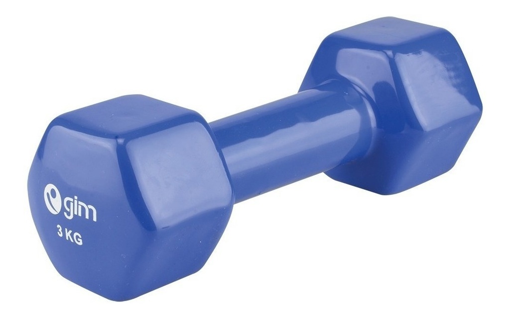 Mancuerna Recubierta De Vinilo 3Kgplus