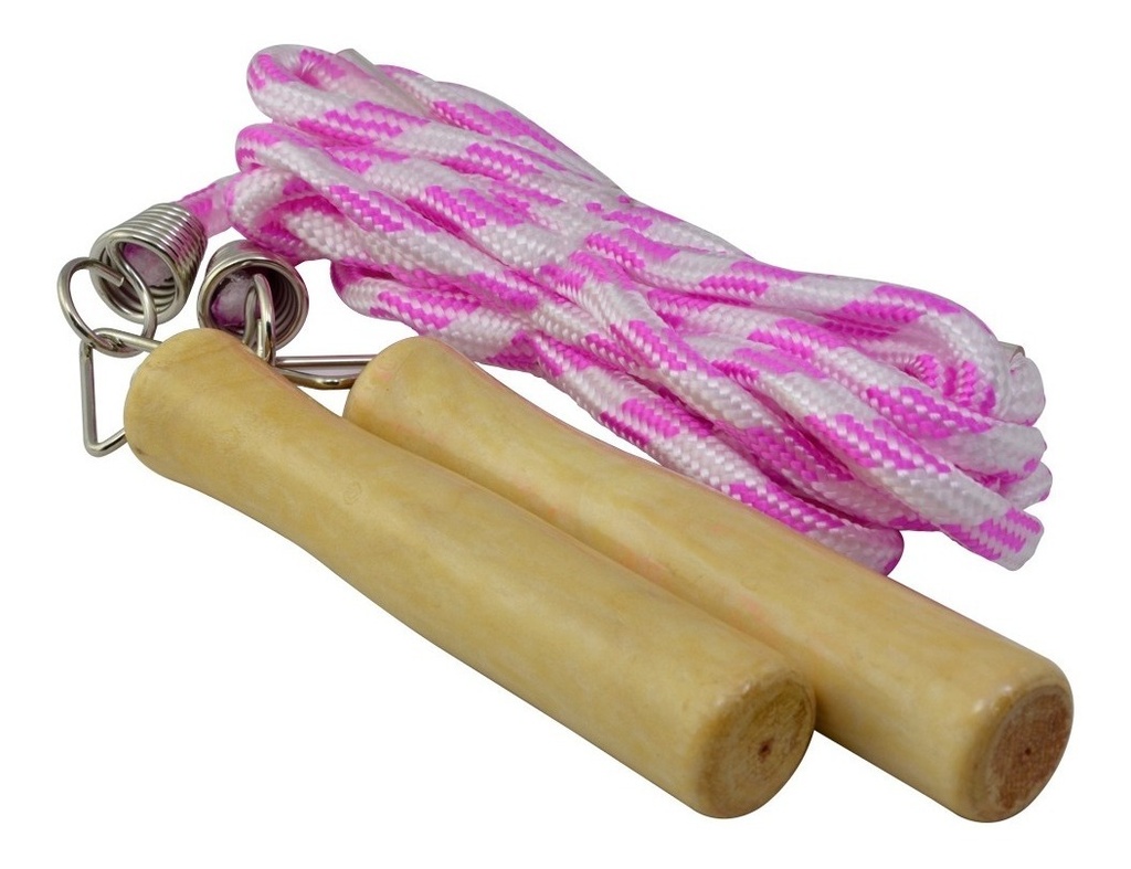 Cuerda Para Saltar - Riata 2.8m Mangos Madera Gim