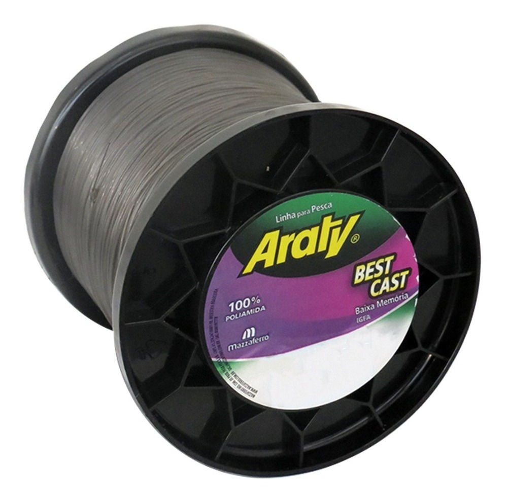 Hilo de Pesca Best Cast Fluorcoat. Gris 100mx0.33mm
