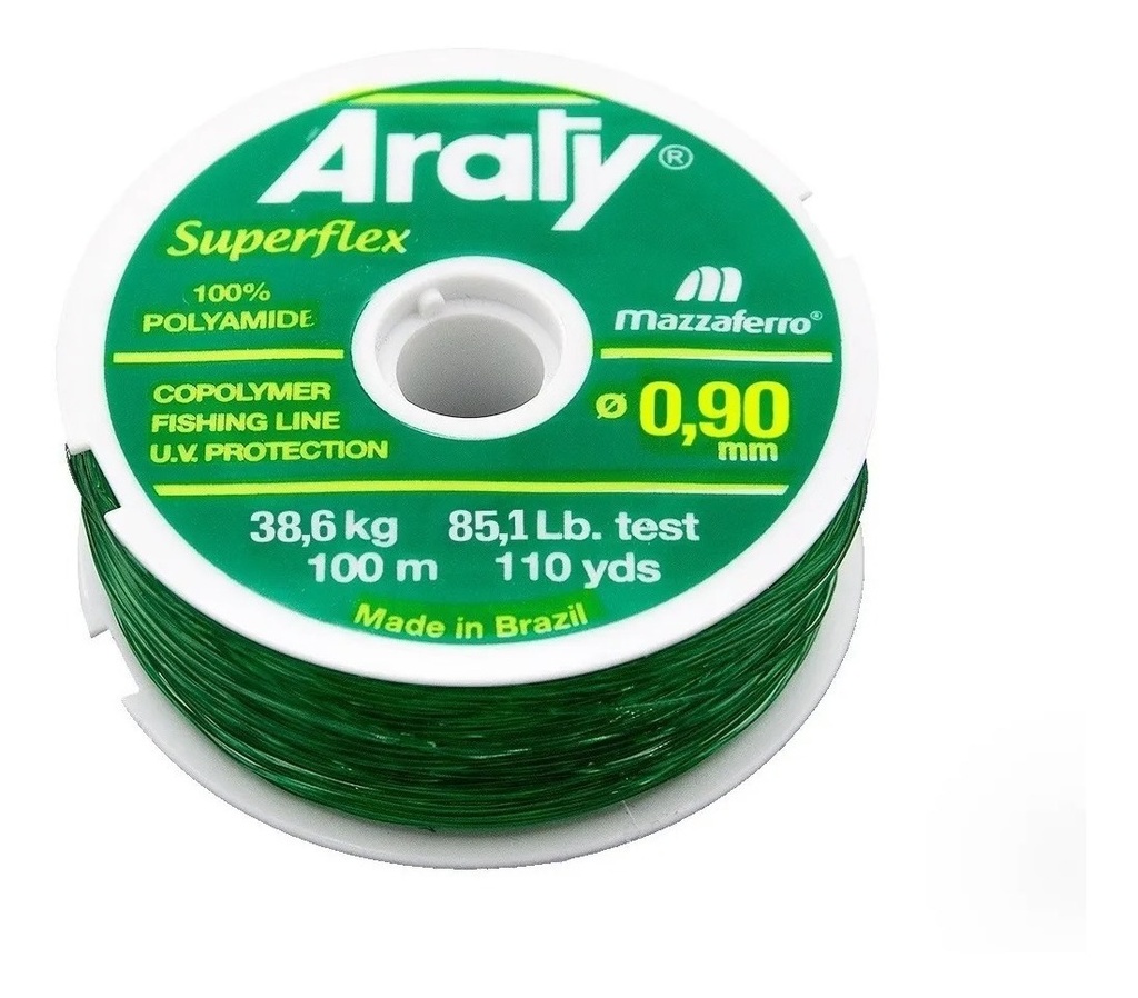 Hilo De Pesca 4 Colores   Araty  100M .30Mm El Mejor
