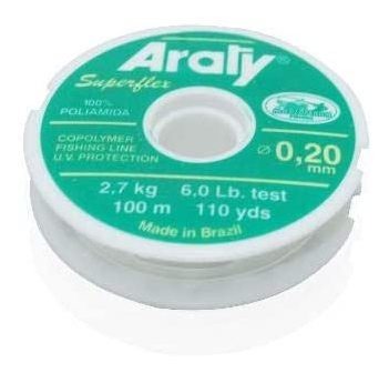 Hilo De Pesca Natural Araty 100M .50Mm Deporte