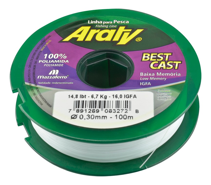 Hilo de Pesca Best Cast Natural 100Mx0.30Mm