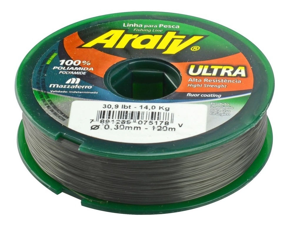Hilo De Pesca Ultra Gris 120Mx0.30Mm