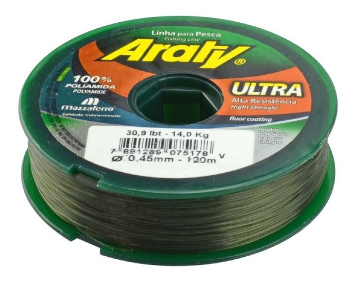 Hilo de Pesca Ultra 120M-Mm 0.45 Plata/gris 19Aul1P045
