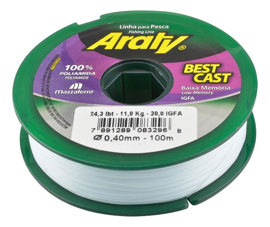 Hilo De Pesca Best Cast Natural 100Mx0.40Mm