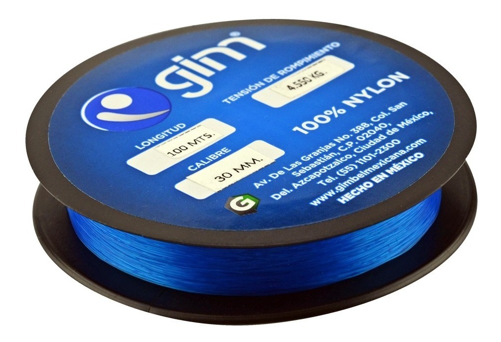 Hilo De Pesca Dp Azul Calibre 0.35Mm 100Mts