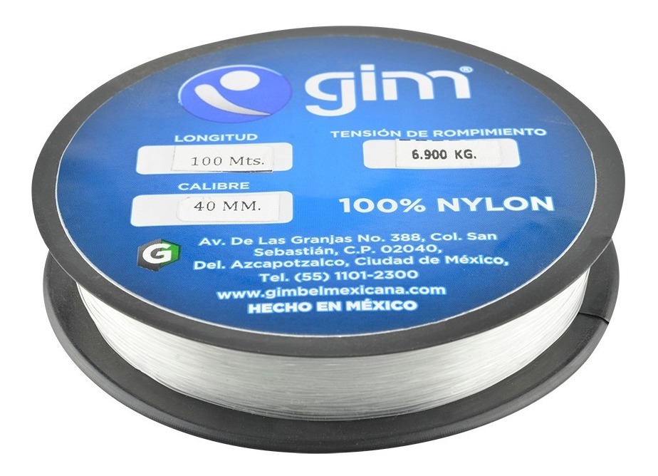 Hilo de Pesca Dp Blanco Calibre 0.40Mm 100Mts