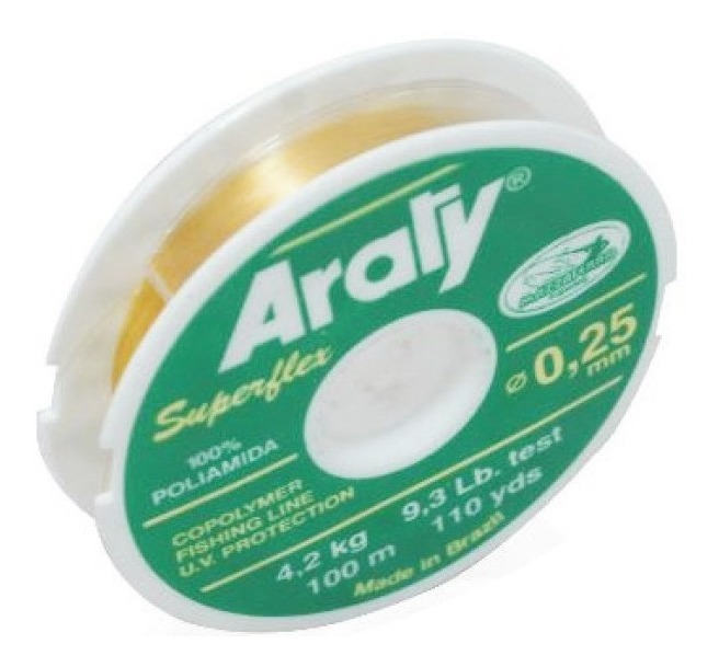 Hilo De Pesca Verde  Araty  100M .45Mm 19As0451V
