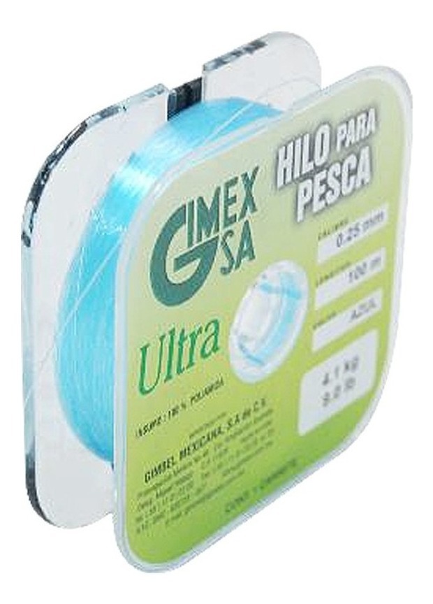 Linea De Pesca Ultra Gim 0.30Mm Resis 5.2Kg Var Colores 100M