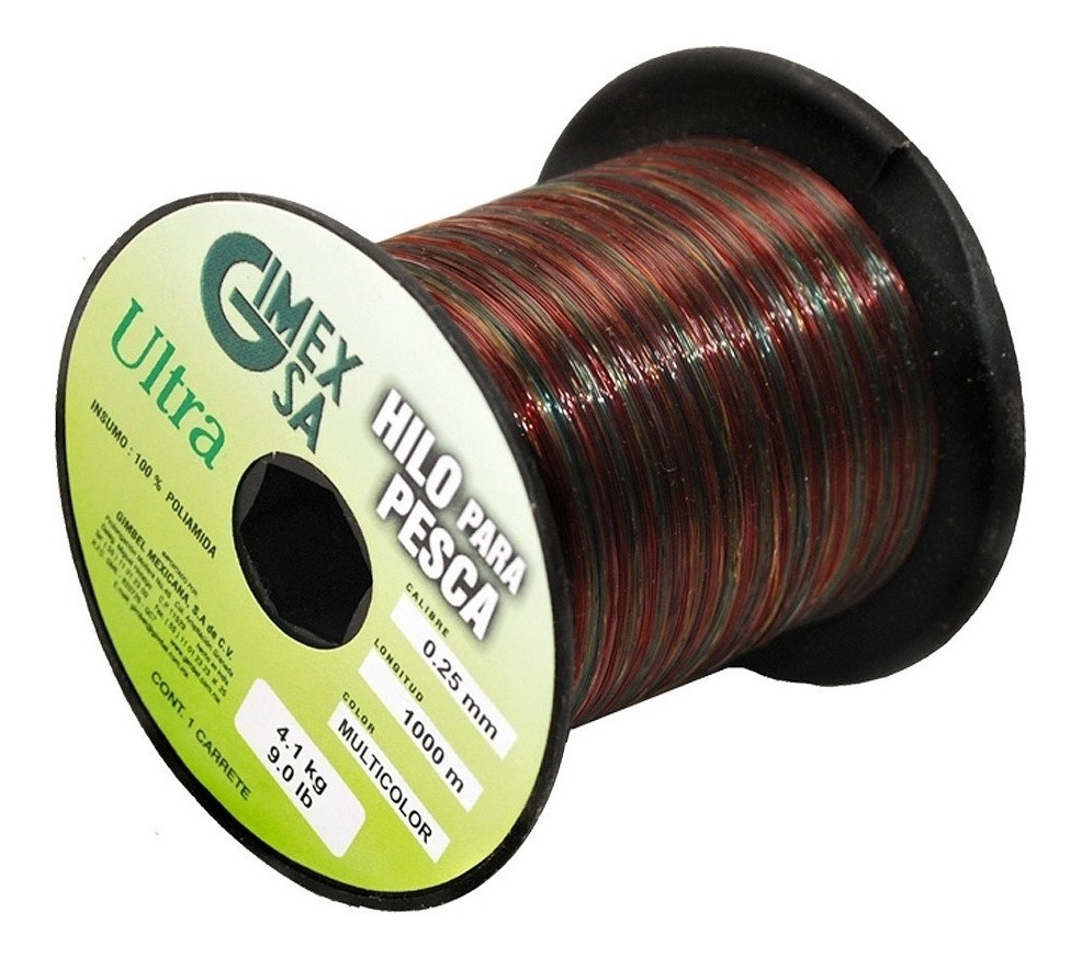 Hilo De Pesca Multicolor Ultra 0.50Mm 1000Mt